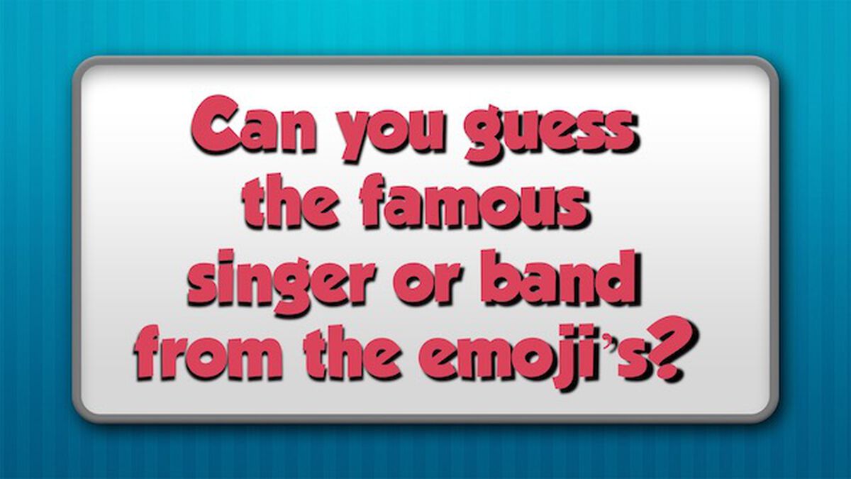 Singer Emoji Challenge image number null